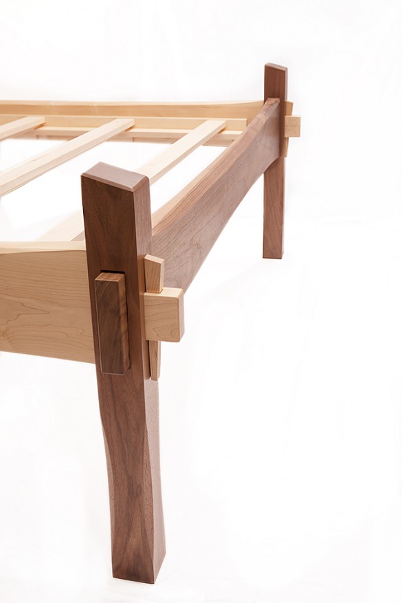 Bed frame by Joseph Nemeth - Furniture Maker and Founder of Tempest Woodworking. 
Photo By: ANNE-MARIE CARUSO
